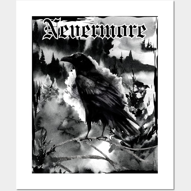 Nevermore Wall Art by LylaLace Studio